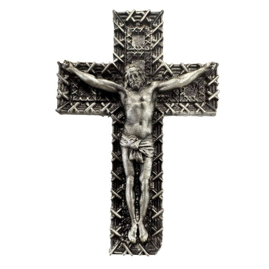 1.22 oz MK BarZ Jesus Crucifix Hand Poured.999 FS
