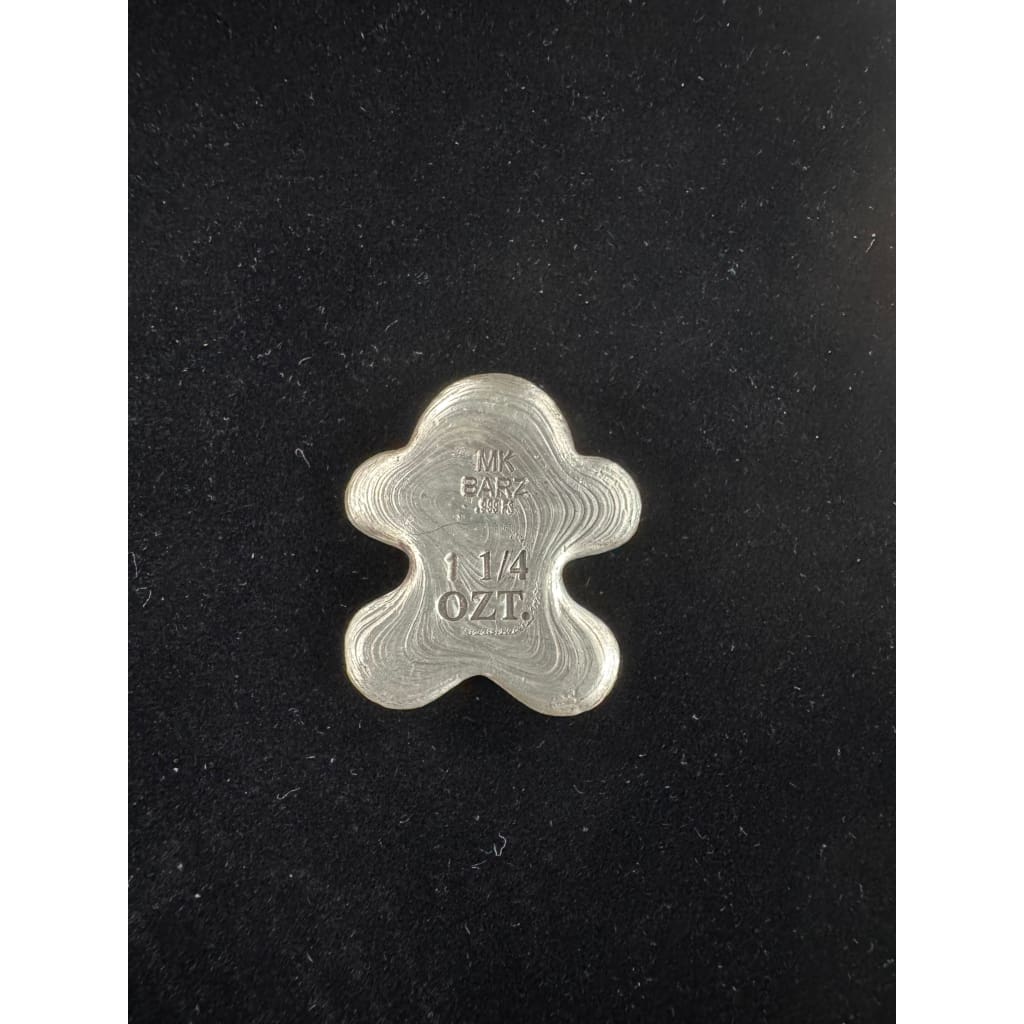 1.25 Troy Oz MK BARZ ’GINGY’.999 FS Hand Poured