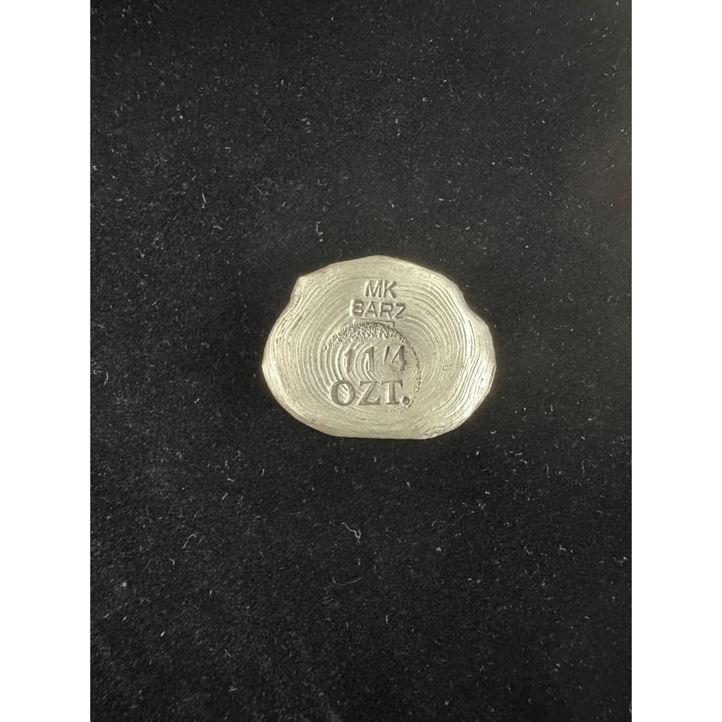 1.25 Troy Oz MK BARZ ’POT O’ LUCK’.999 FS Hand Poured