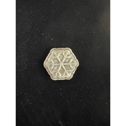 1.25 Troy Oz MK BARZ ’SNOWFLAKE’.999 FS Hand Poured
