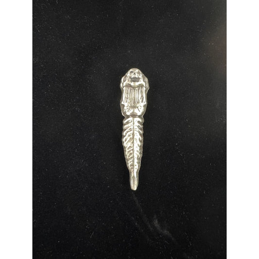 1.25 Troy Oz MK BARZ ’SPIKEY SKULL’.999 FS Hand Poured