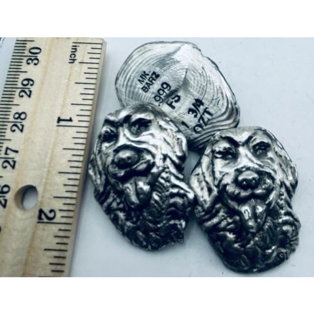 1 3/4 Troy Oz. MK BarZ Lassie Hand Poured.999 FS