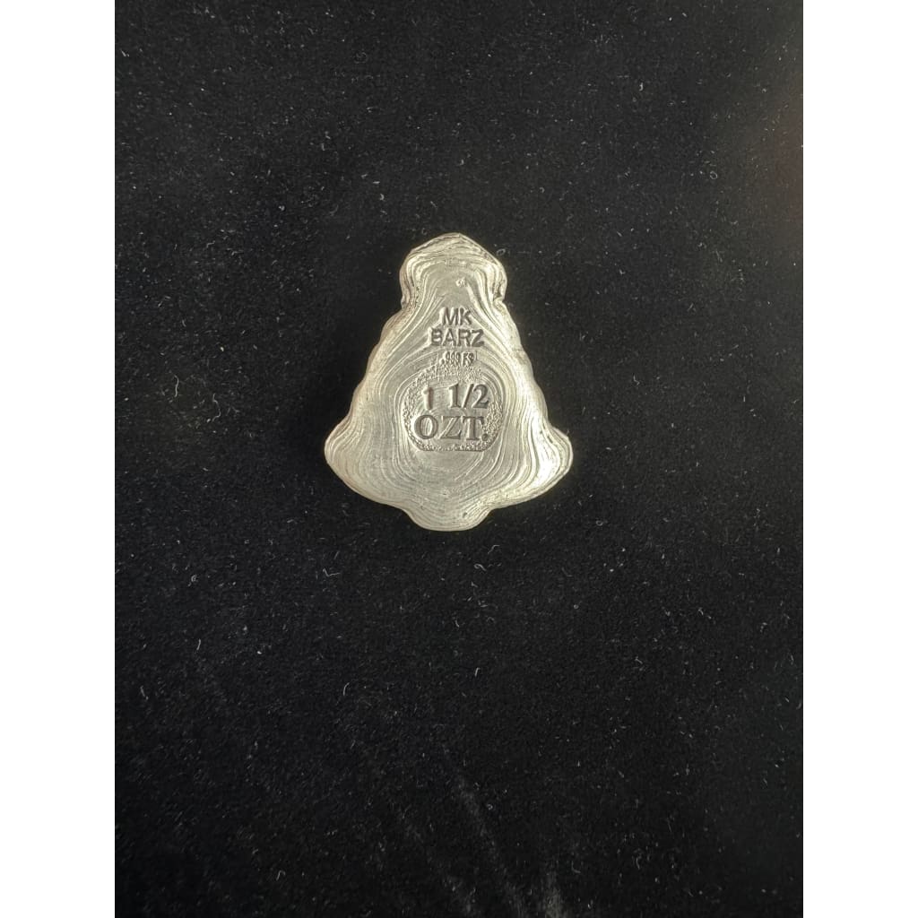 1.5 Troy Oz MK BARZ ’CHRISTMAS TREE’.999 FS Hand Poured