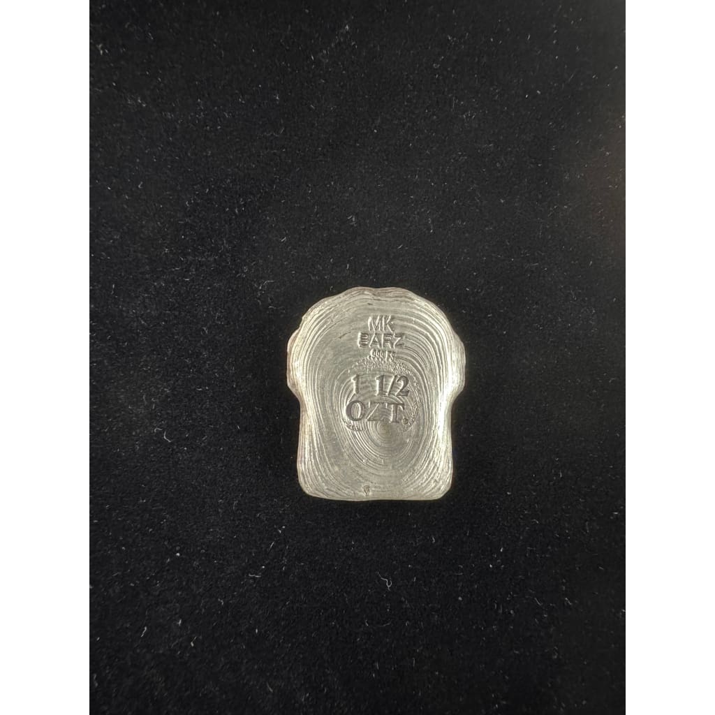 1.5 Troy Oz MK BARZ ’PRESENT’.999 FS Hand Poured