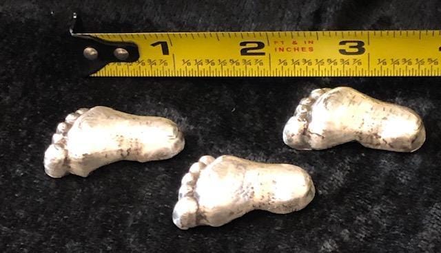 1 Oz MK BarZ "Big Bare Foot" Hand Poured .999 FS - MK BARZ AND BULLION