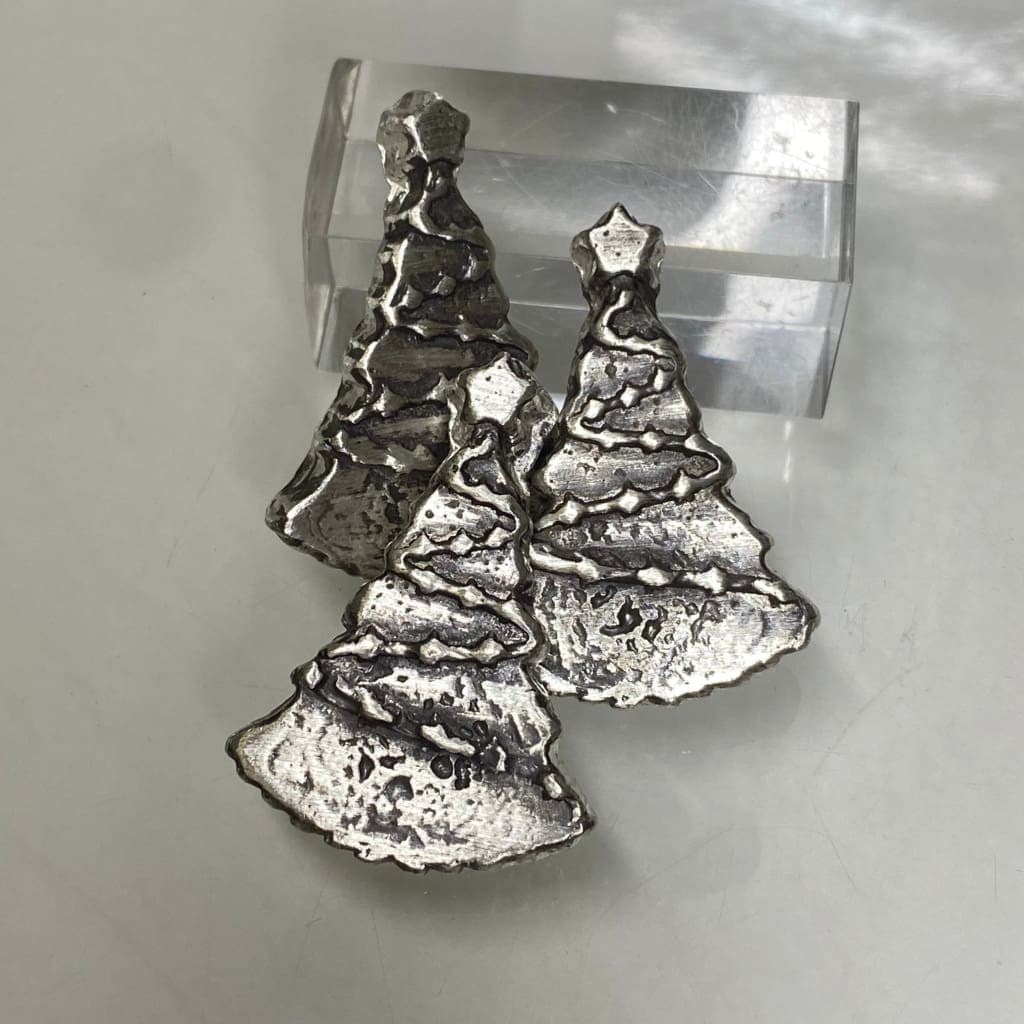 1 Ozt MK BarZ Little Christmas Tree Hand Poured.999 FS