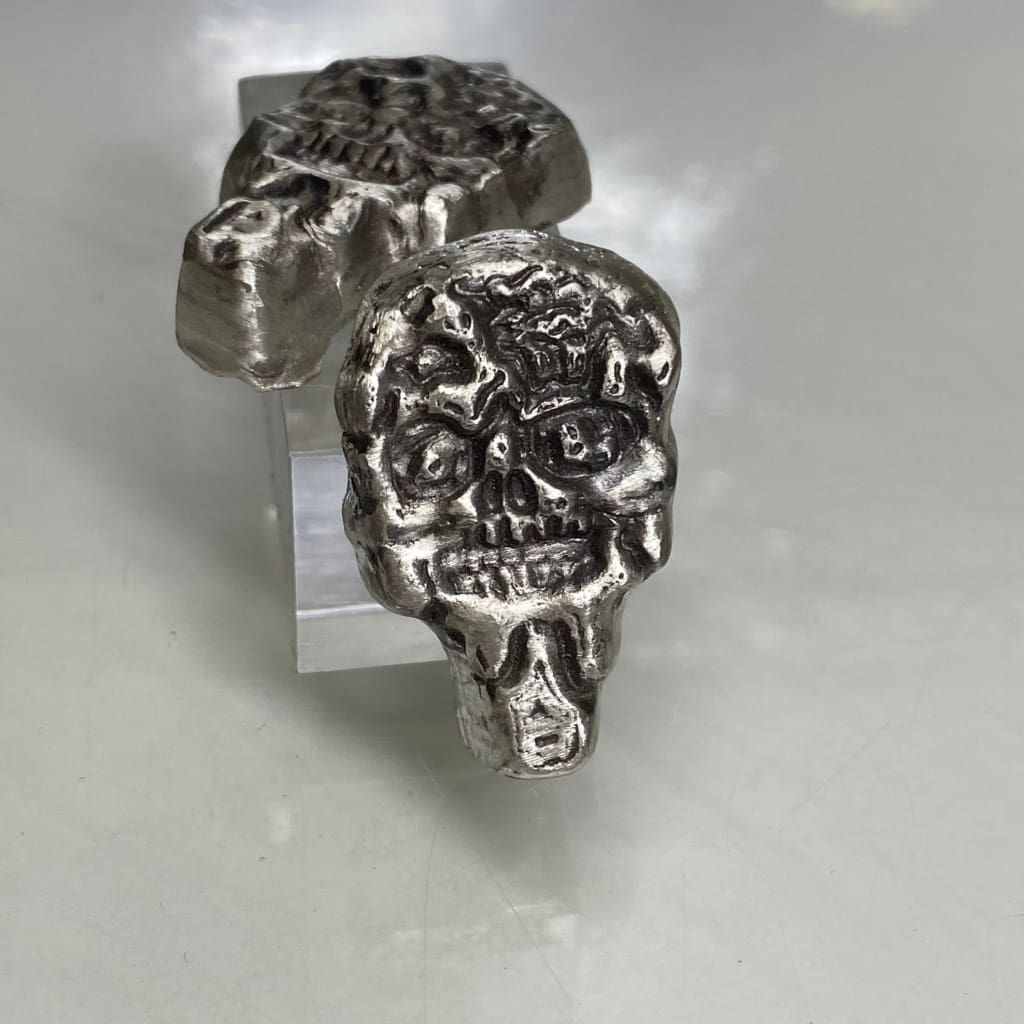 1 Ozt MK BarZ Ounce of Undead Zombie Bar.999 FS Hand Poured