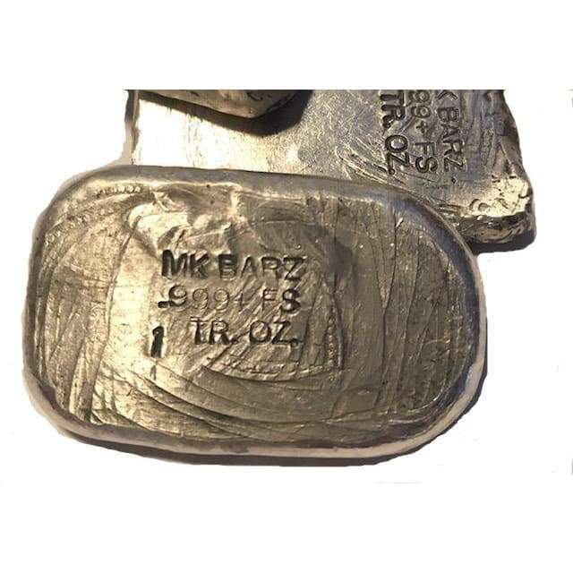 1 ozt MK BarZ PINUP MARILYN MONROE Late Night Stack Bar.999 FS - silver bullion