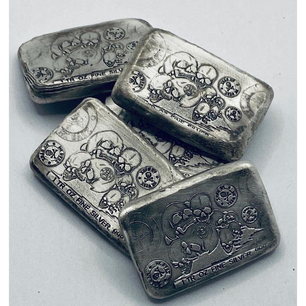 1 Ozt MK BarZ Strength Tarot Card Weight Bar.999 Fine Silver