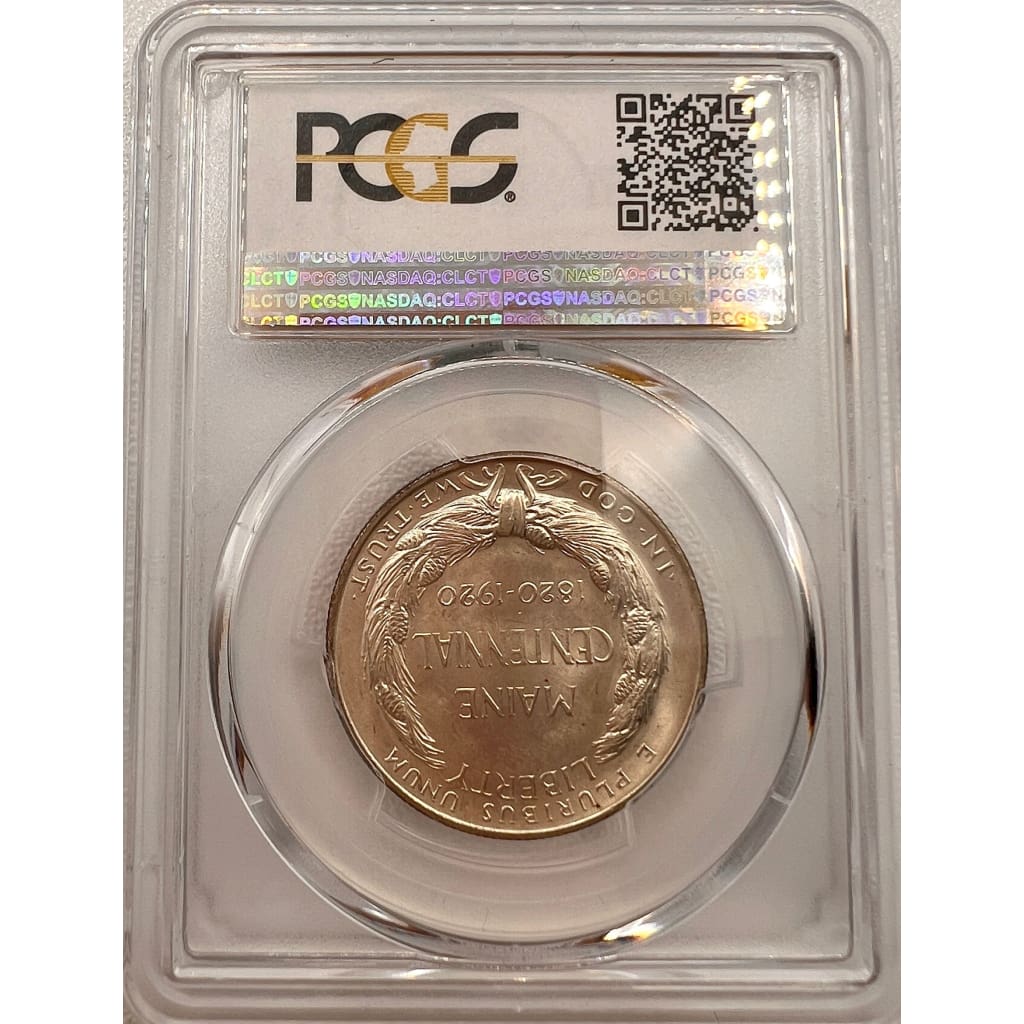 1920 PCGS MS66 MAINE 50 cent