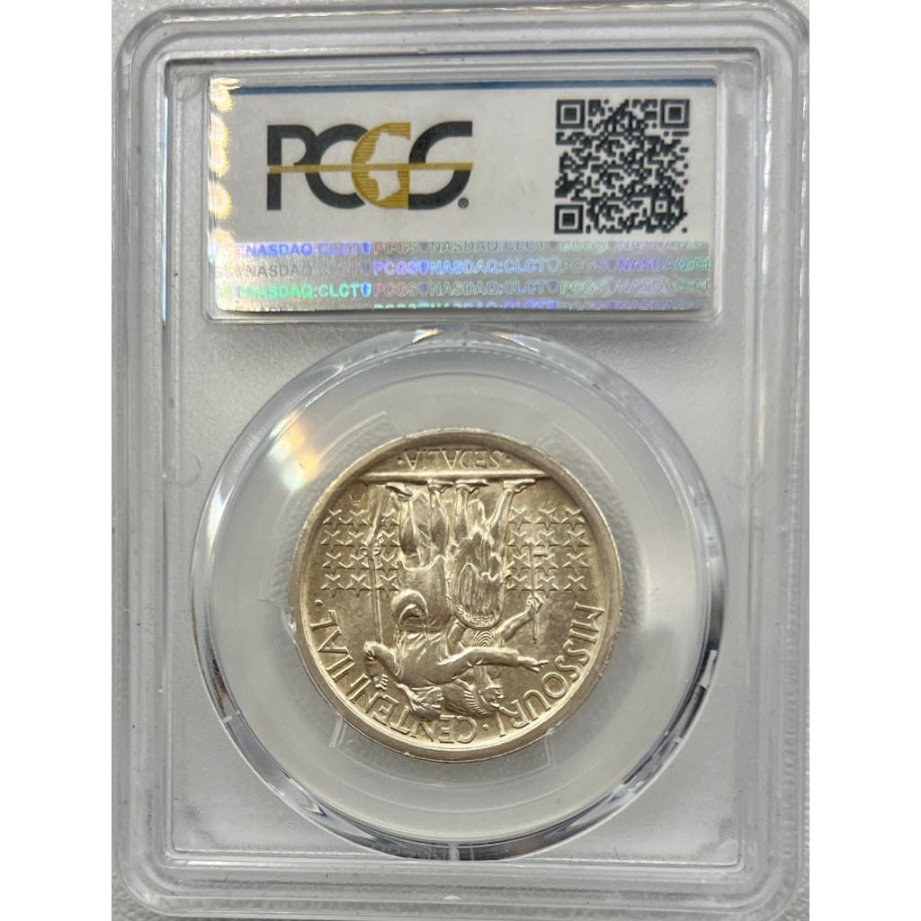1921 PCGS MS63 MISSOURI 2X4 50 CENT