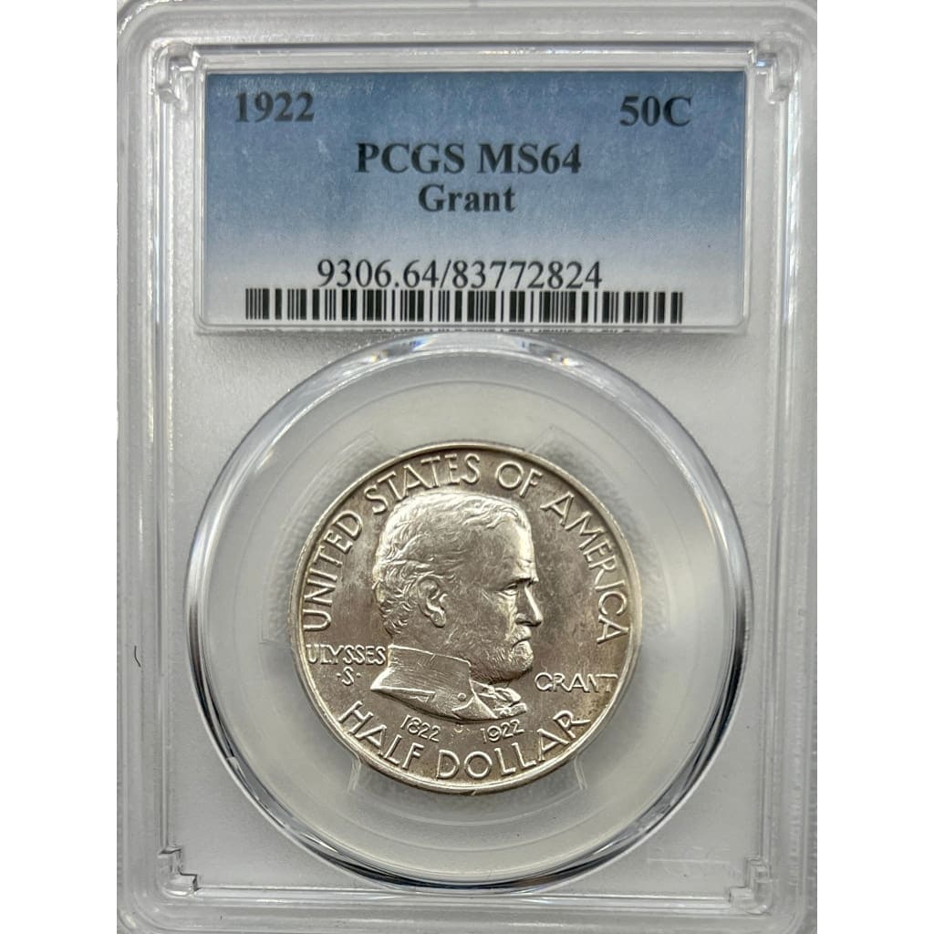 1922 PCGS MS64 GRANT 50 CENT