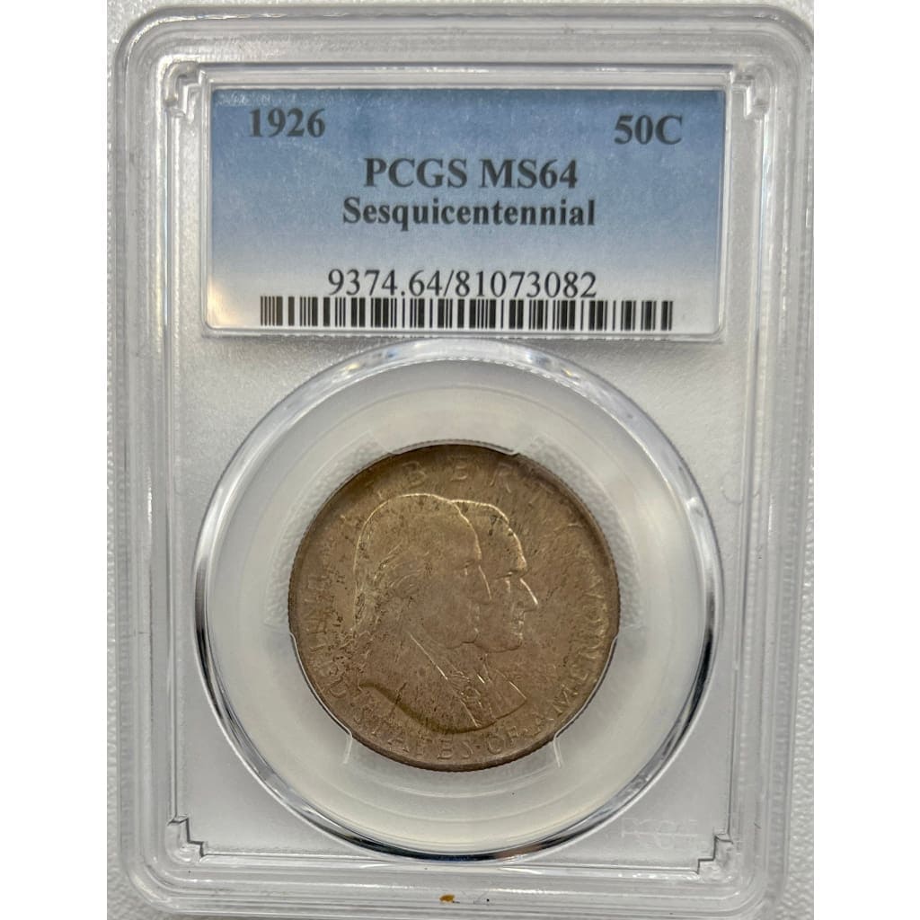 1926 PCGS MS64 SESQUICENTENNIAL 50 CENT