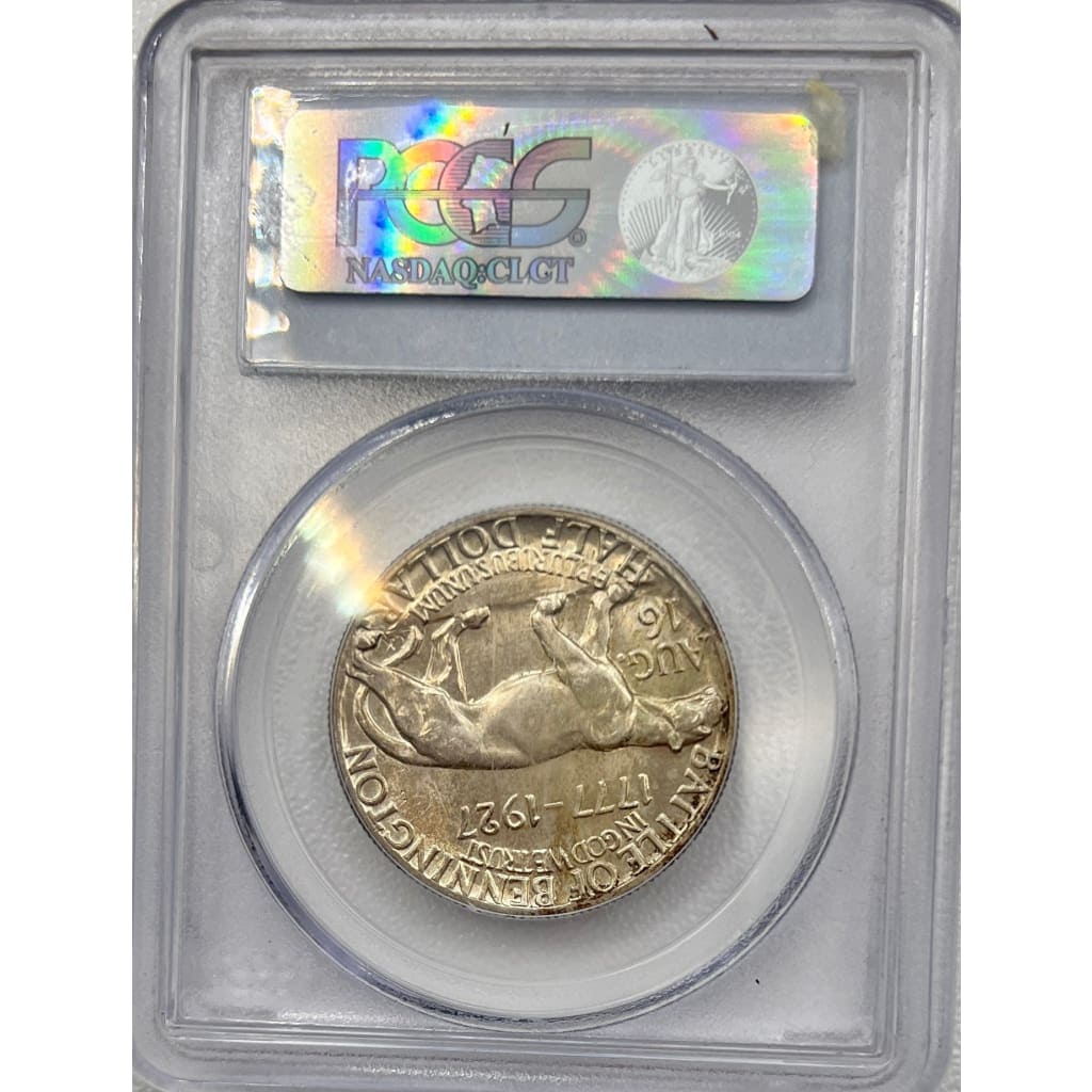 1927 PCGS MS64 VERMONT 50 CENT