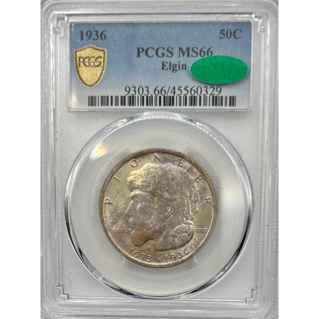 1936 PCGS MS66 ELGIN 50 CENT