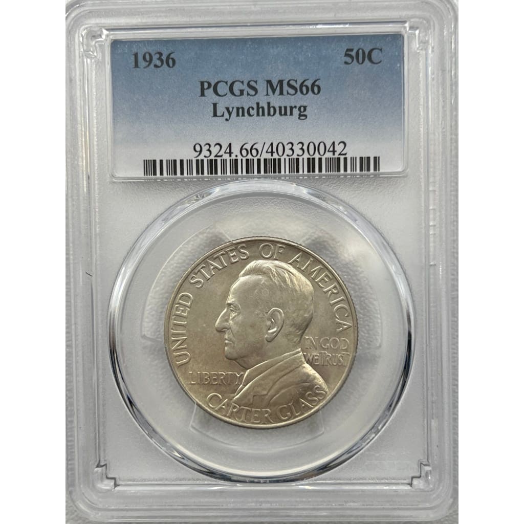 1936 PCGS MS66 LYNCHBURG 50 CENT