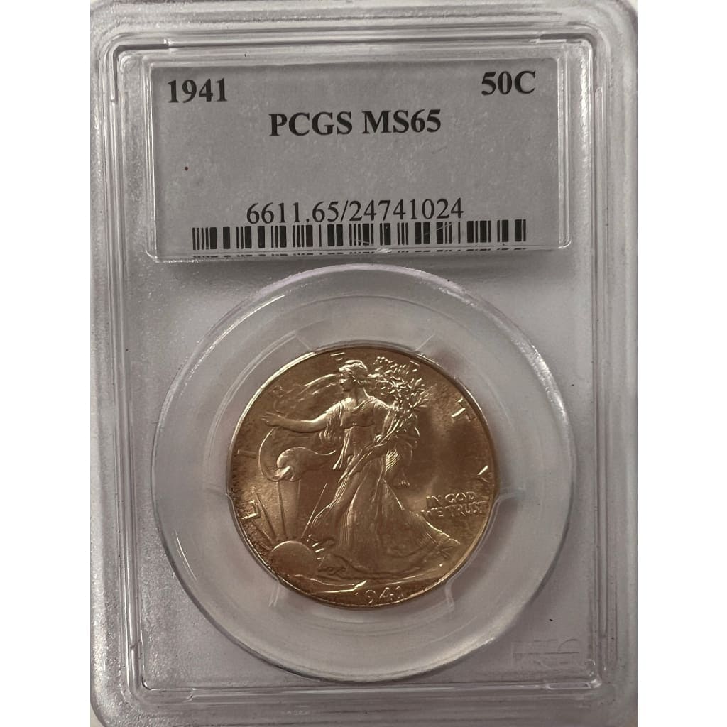 1941 PCGS MS65 50 CENT