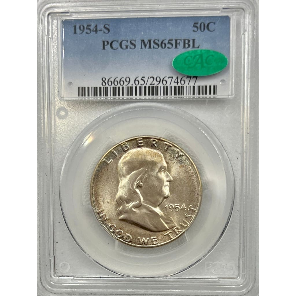 1954 PCGS MS65FBL 50 CENT
