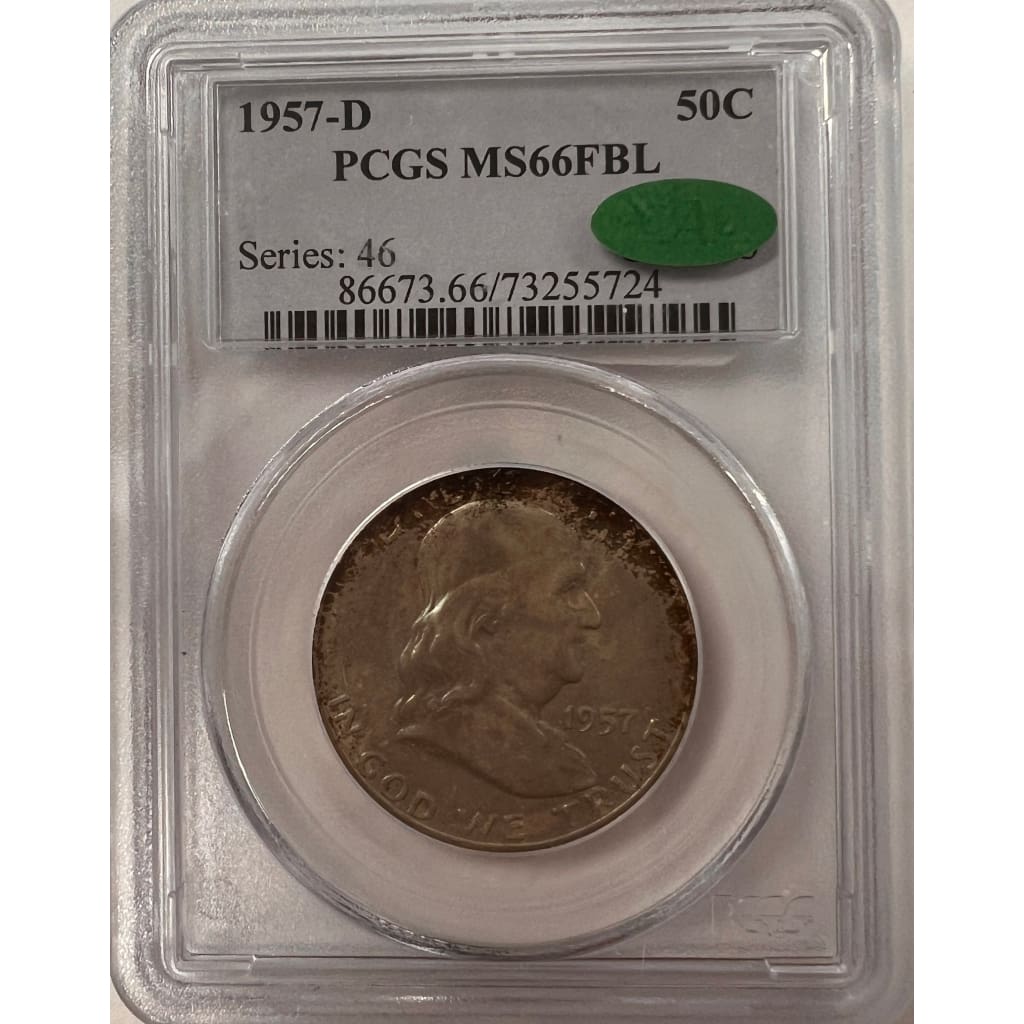 1957-D PCGS MS66FBL 50 CENT