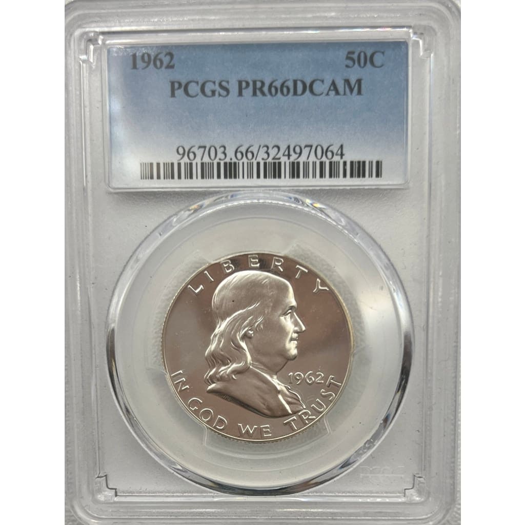 1962 PCGS PR66DCAM 50 CENT