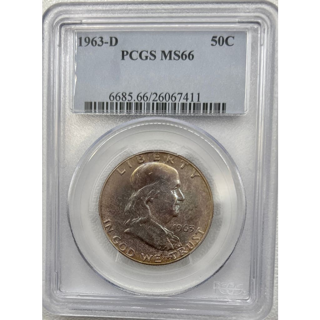 1963 PCGS MS66 50 CENT