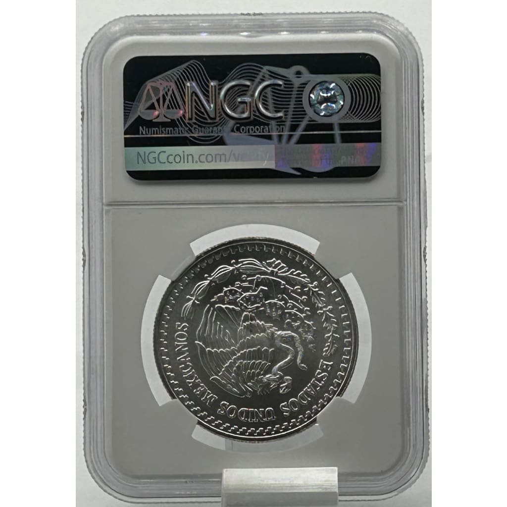 1995-Mo MEXICO PCGS MS69 1 ONZA SILVER