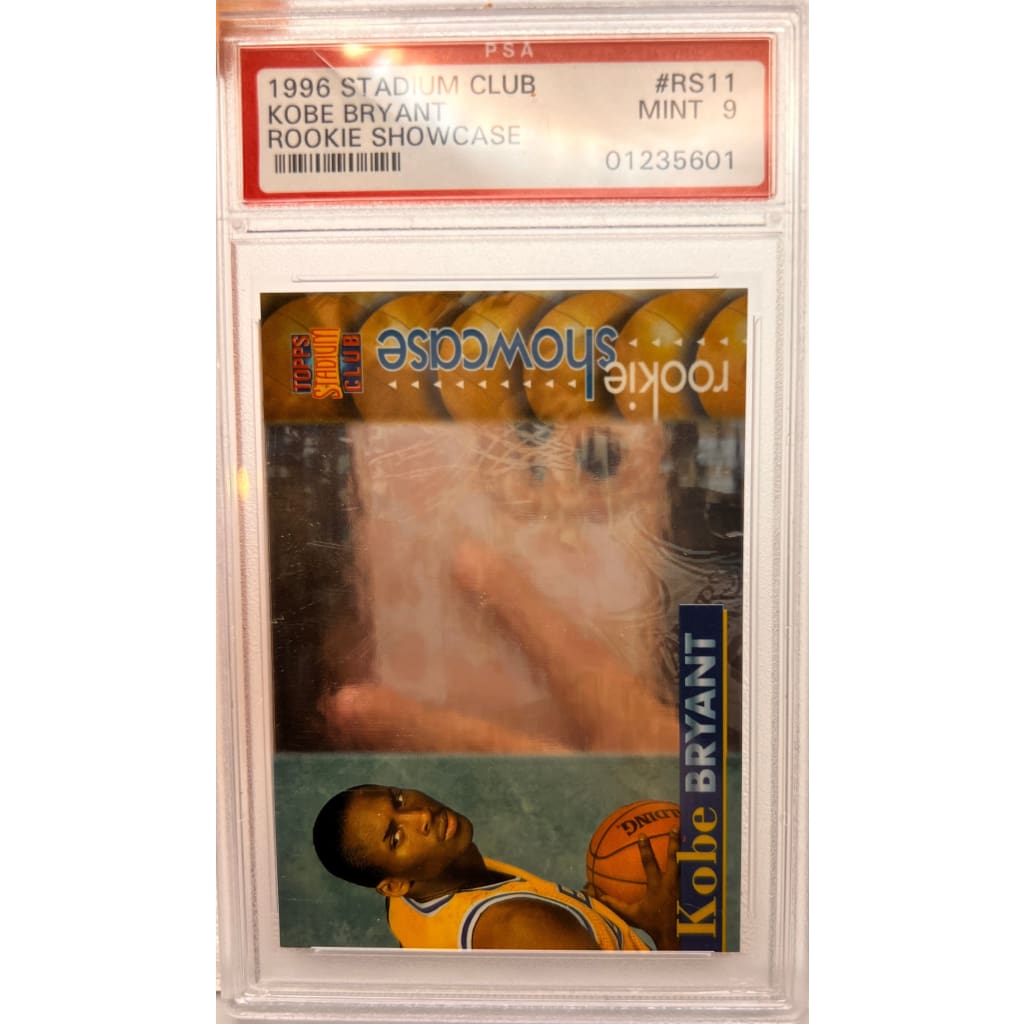 1996 STADIUM CLUB #RS11 KOBE BRYANT ROOKIE SHOWCASE MINT 9 SLABBED