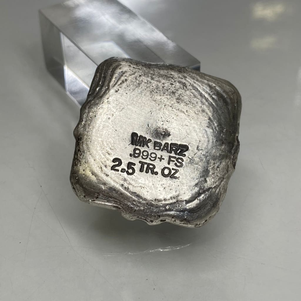 2.5 Oz MK BarZ Christmas Gift Bar.999 FS