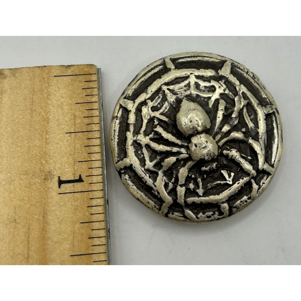 2.5 Oz MK BarZ Deadly Web Spider Hand Poured.999 FS