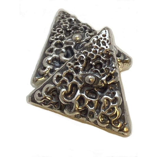 2 Oz MK BarZ Eye of the Triangle - All Seeing Eye Hand Poured.999 FS - silver bullion