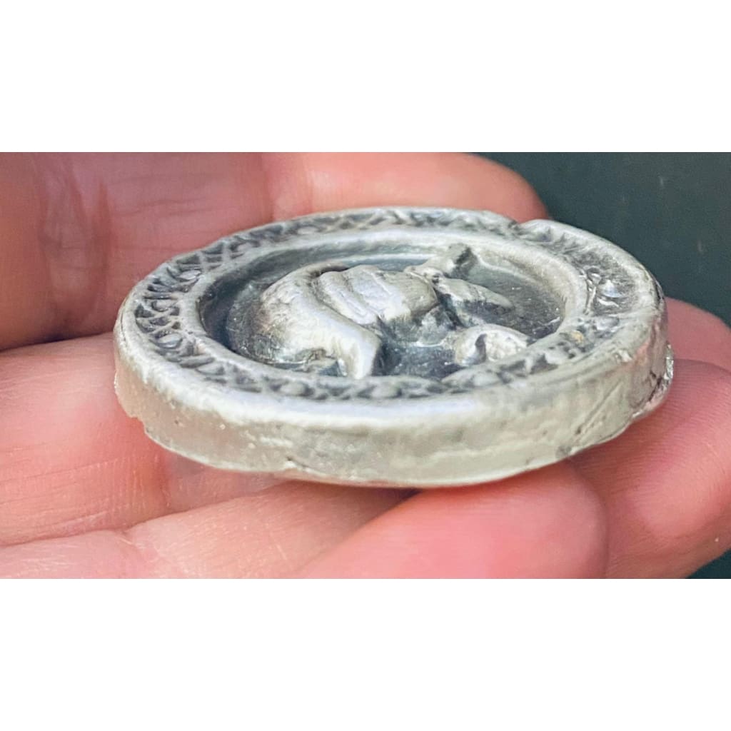 2 Oz MK BarZ Pirates Bullion Treasure Round.999 FS Hand Poured