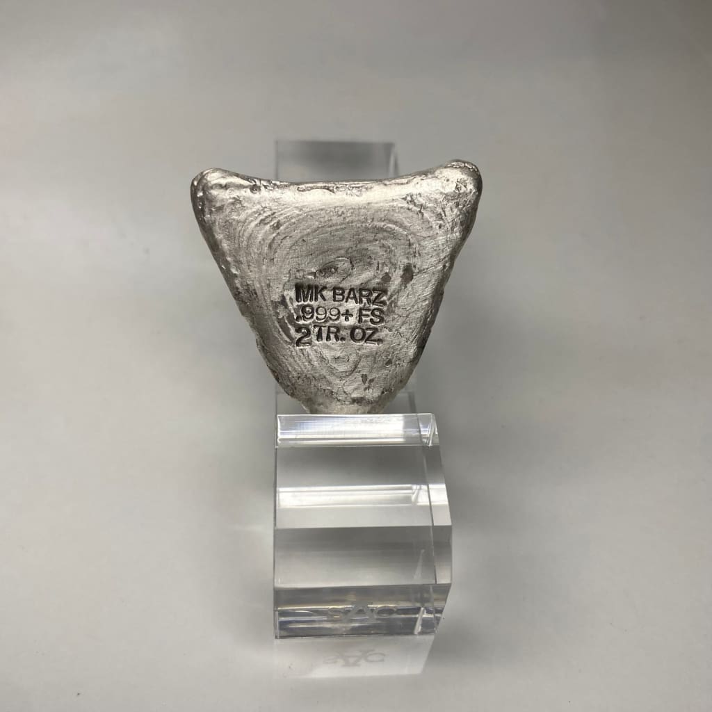 2 Oz MK BarZ Shark’s Tooth.999 FS Hand Poured