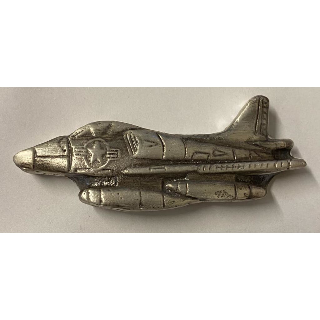 2 Ozt MK BARZ "F-16 Fighter Jet" Bar Hand Poured .999 FS - MK BARZ AND BULLION