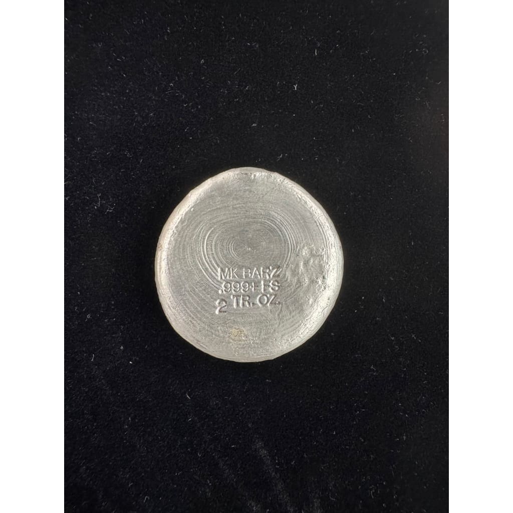 2 Troy Oz MK BARZ ’MK LOGO’.999 FS Hand Poured