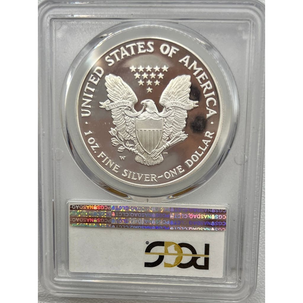 2007-W PCGS PR70DCAM SILVER EAGLE DOLLAR