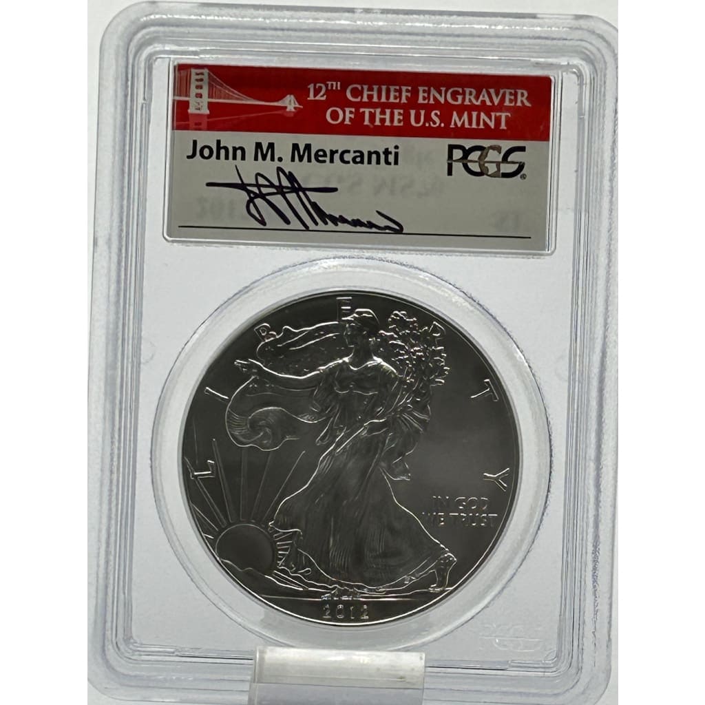 2012-S SILVER EAGLES FIRST STRIKE MS70 DOLLAR