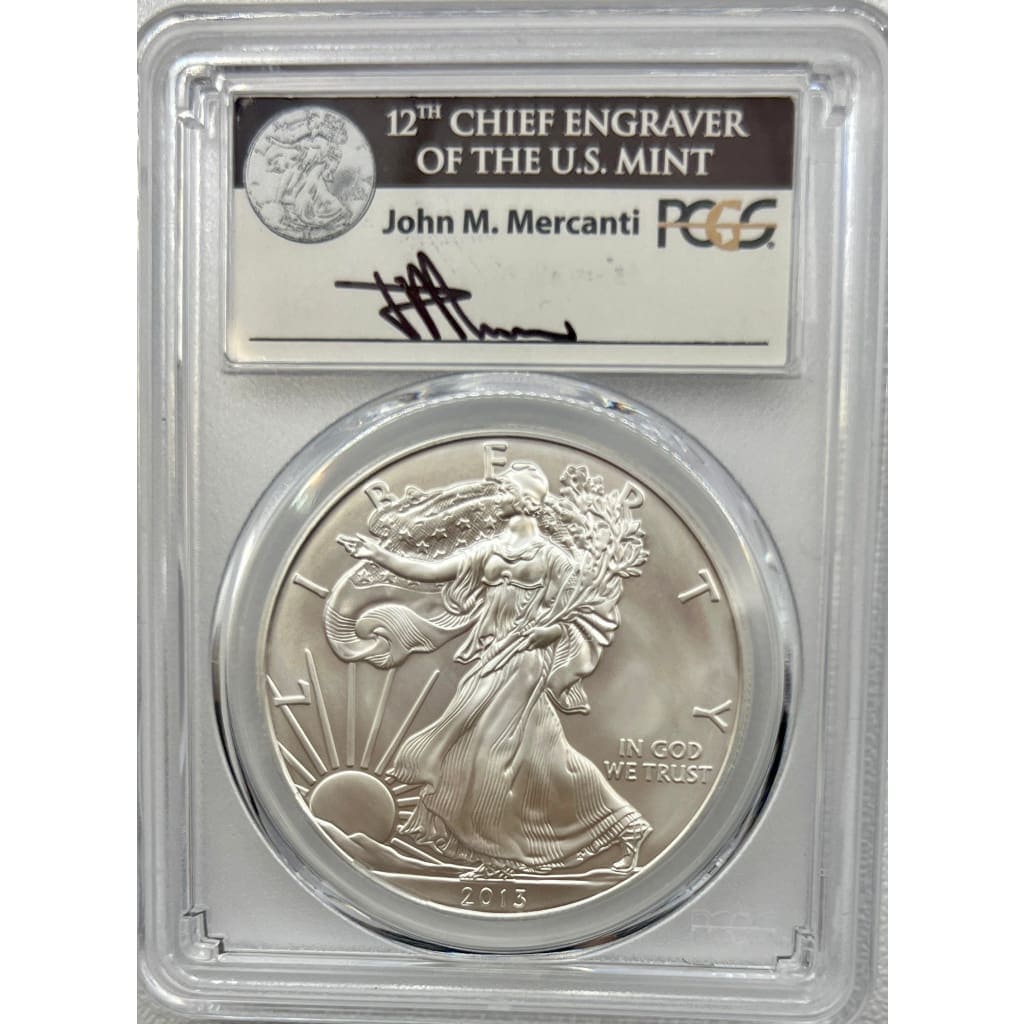 2013 PCGS MS70 SILVER EAGLE DOLLAR