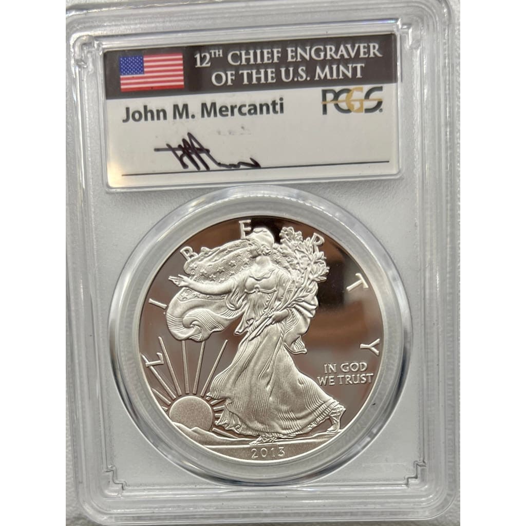 2013-W PCGS PR70DCAM SILVER EAGLE DOLLAR