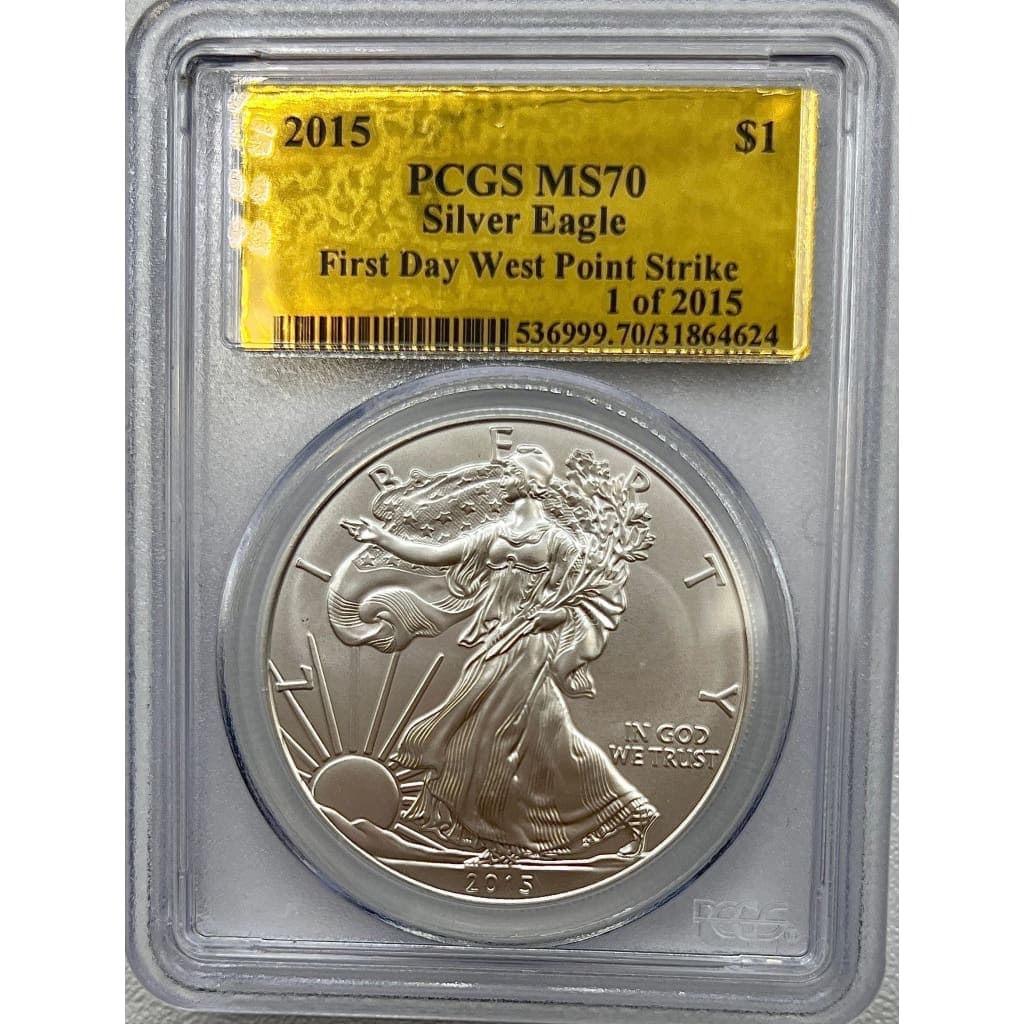 2015 PCGS MS70 SILVER EAGLE DOLLAR