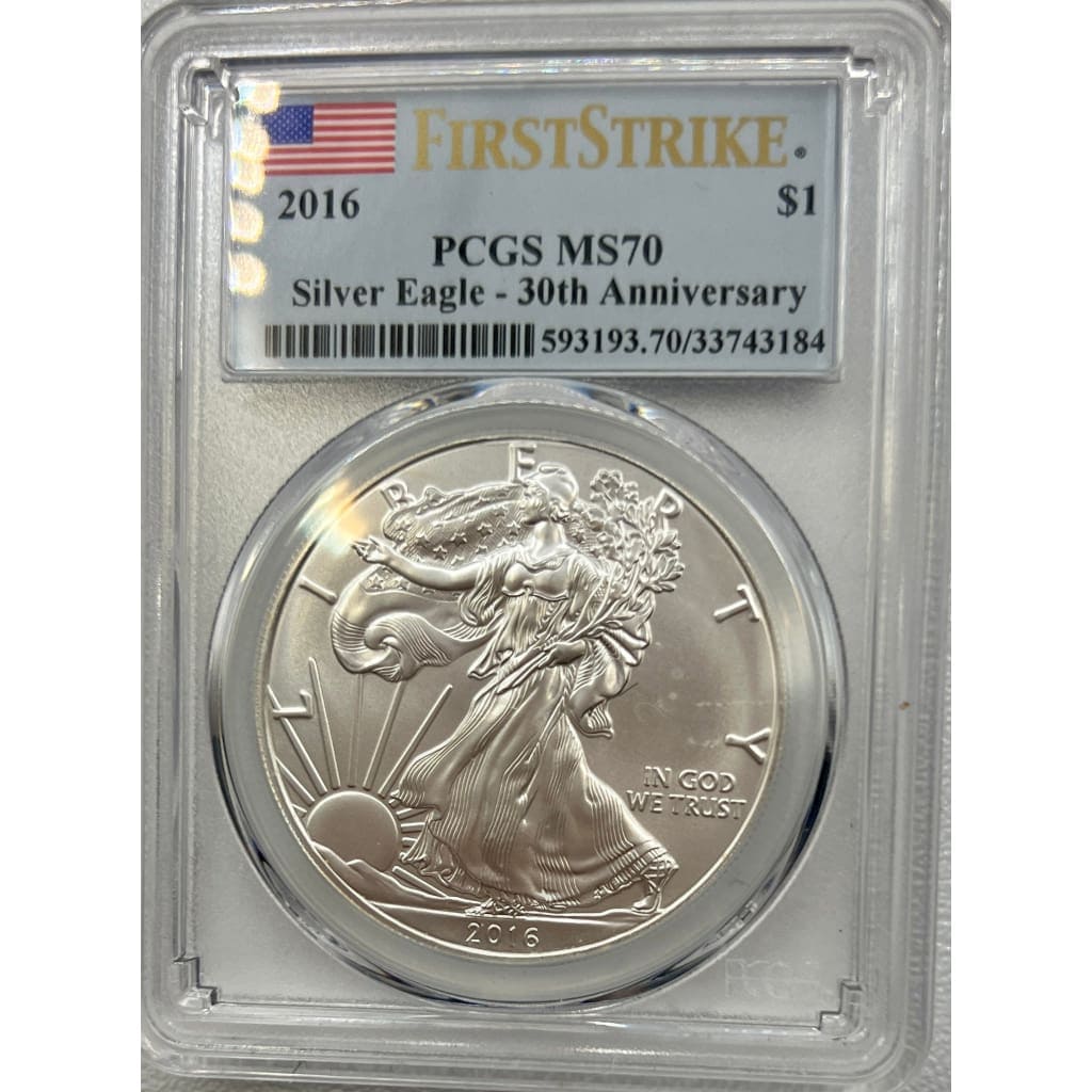 2016 PCGS MS70 SILVER EAGLE DOLLAR
