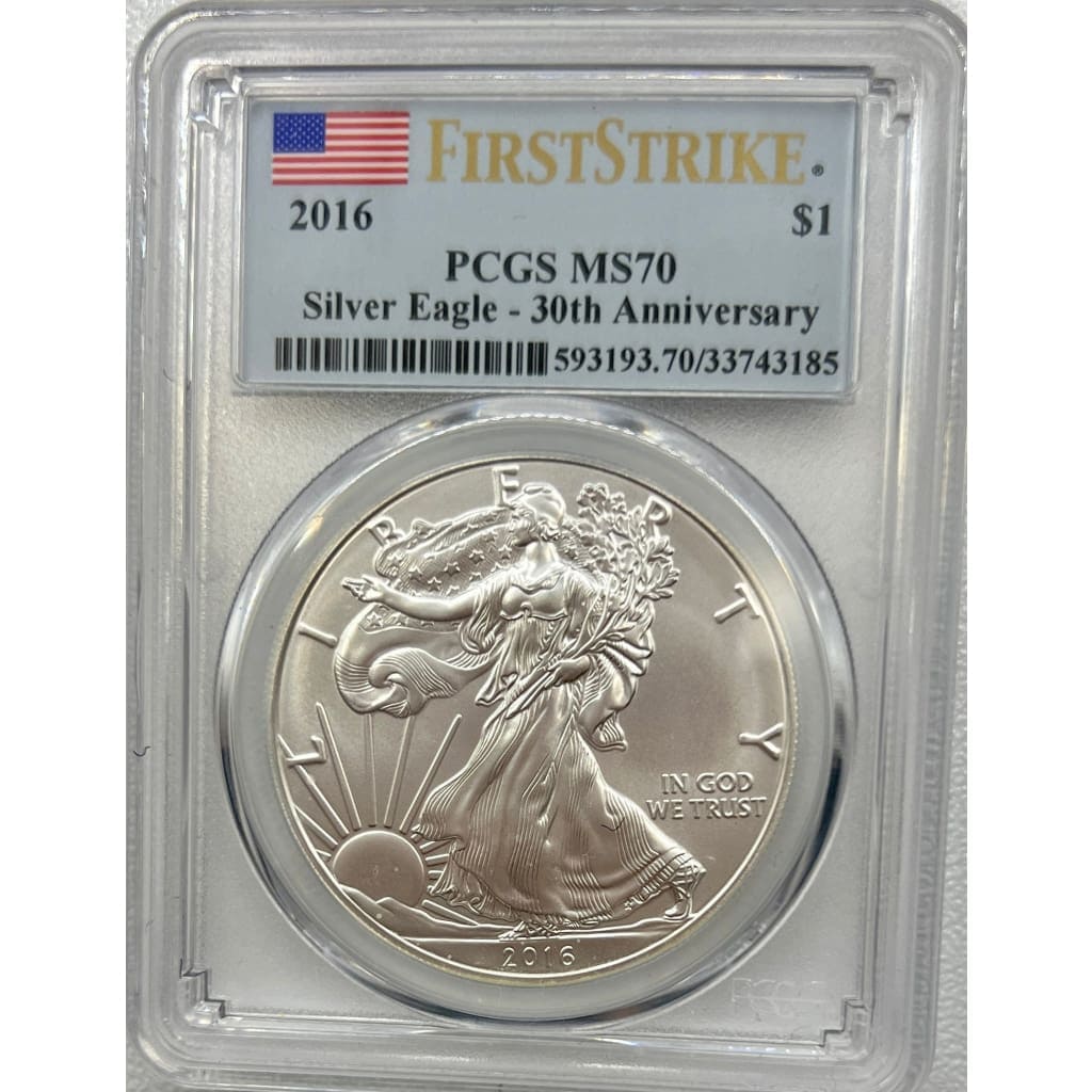 2016 PCGS MS70 SILVER EAGLE DOLLAR