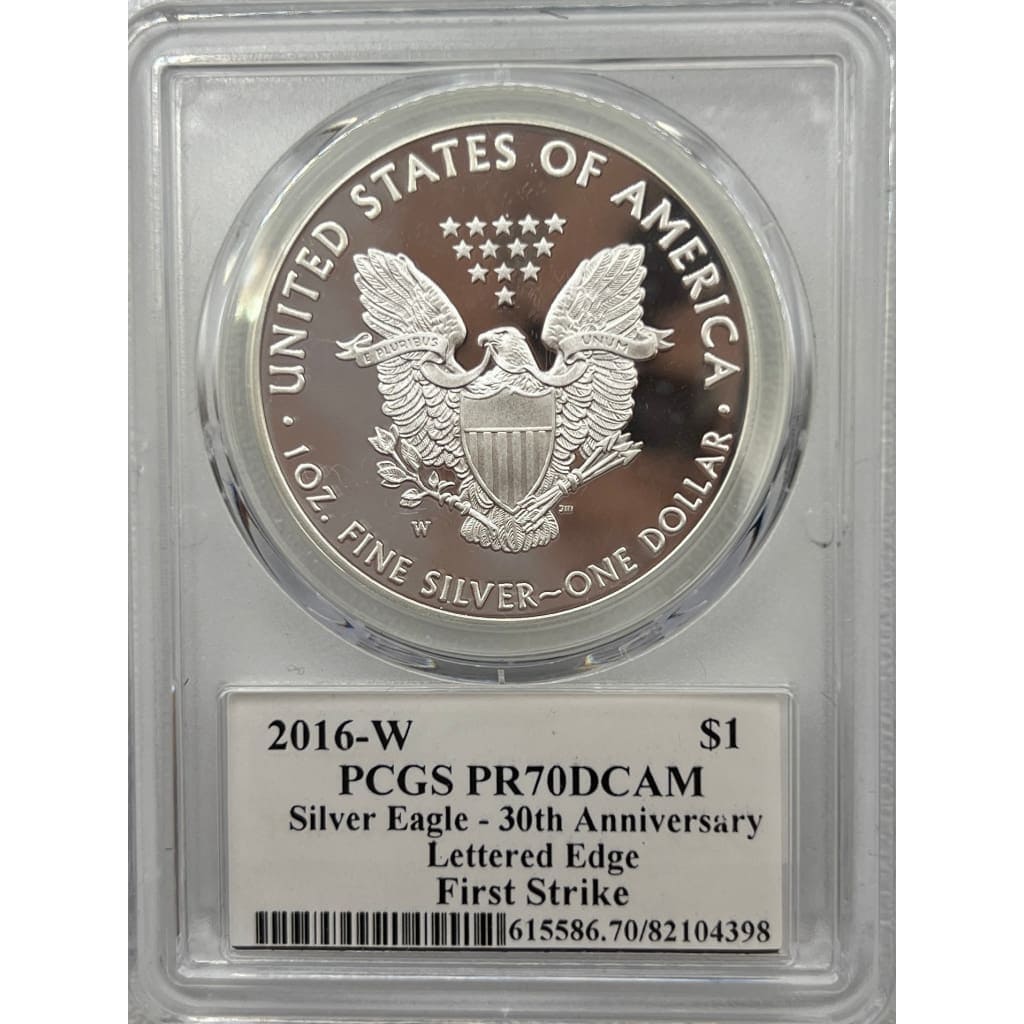 2016 PCGS PR70DCAM SILVER EAGLE DOLLAR