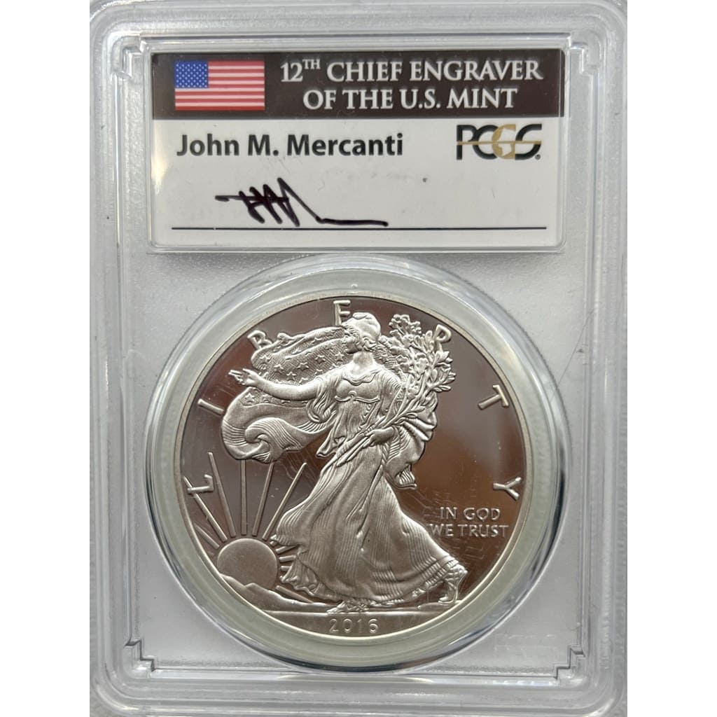 2016 PCGS PR70DCAM SILVER EAGLE DOLLAR