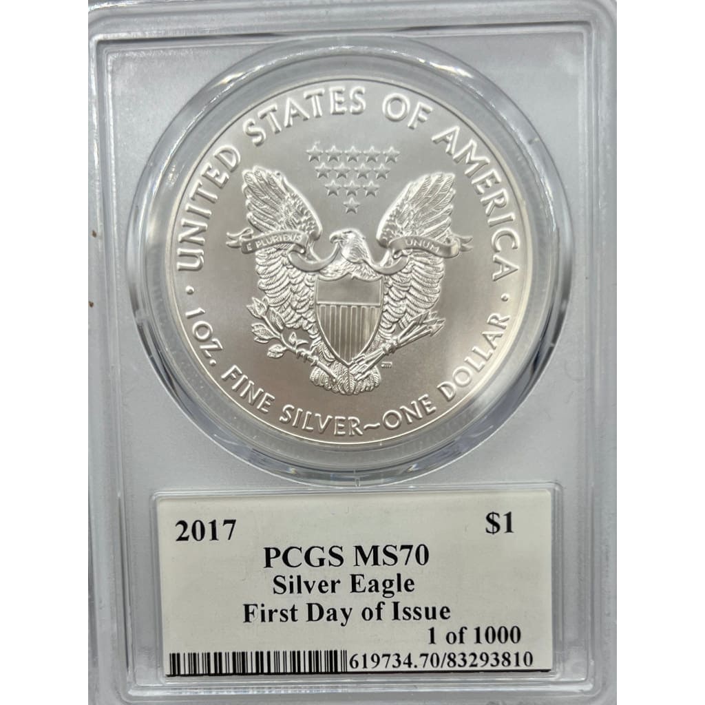 2017 PCGS MS70 SILVER EAGLE DOLLAR