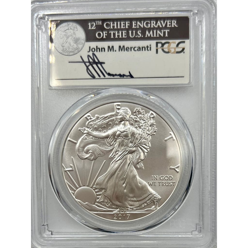 2017 PCGS MS70 SILVER EAGLE DOLLAR