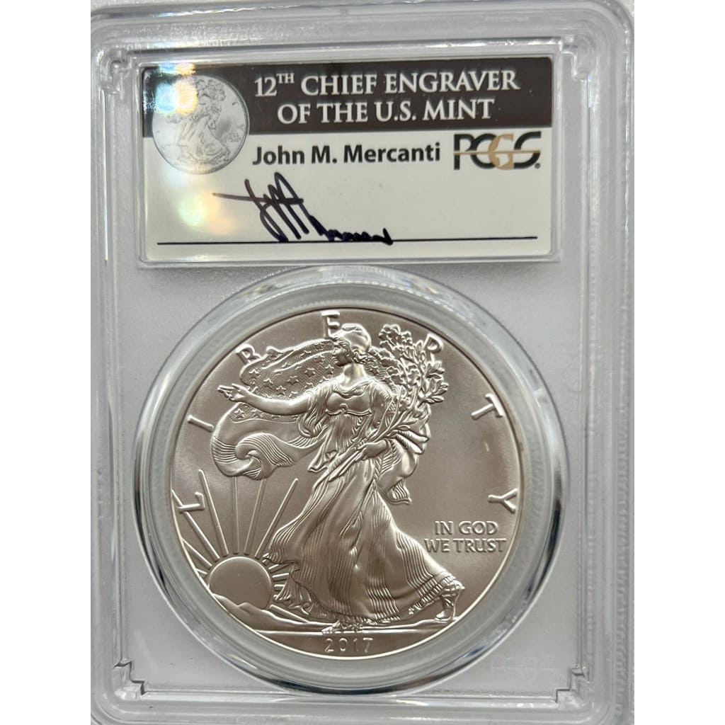 2017 PCGS MS70 SILVER EAGLE DOLLAR