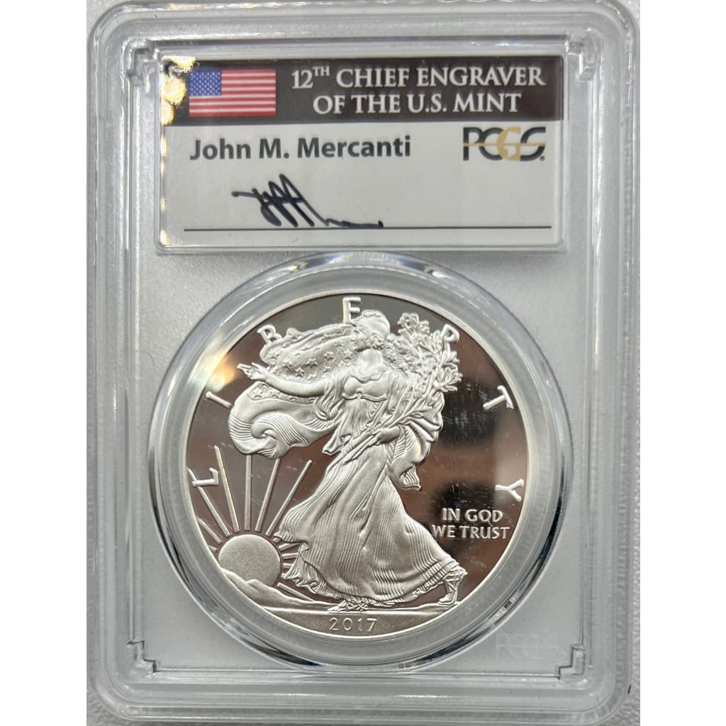 2017 PCGS PR70DCAM SILVER EAGLE DOLLAR