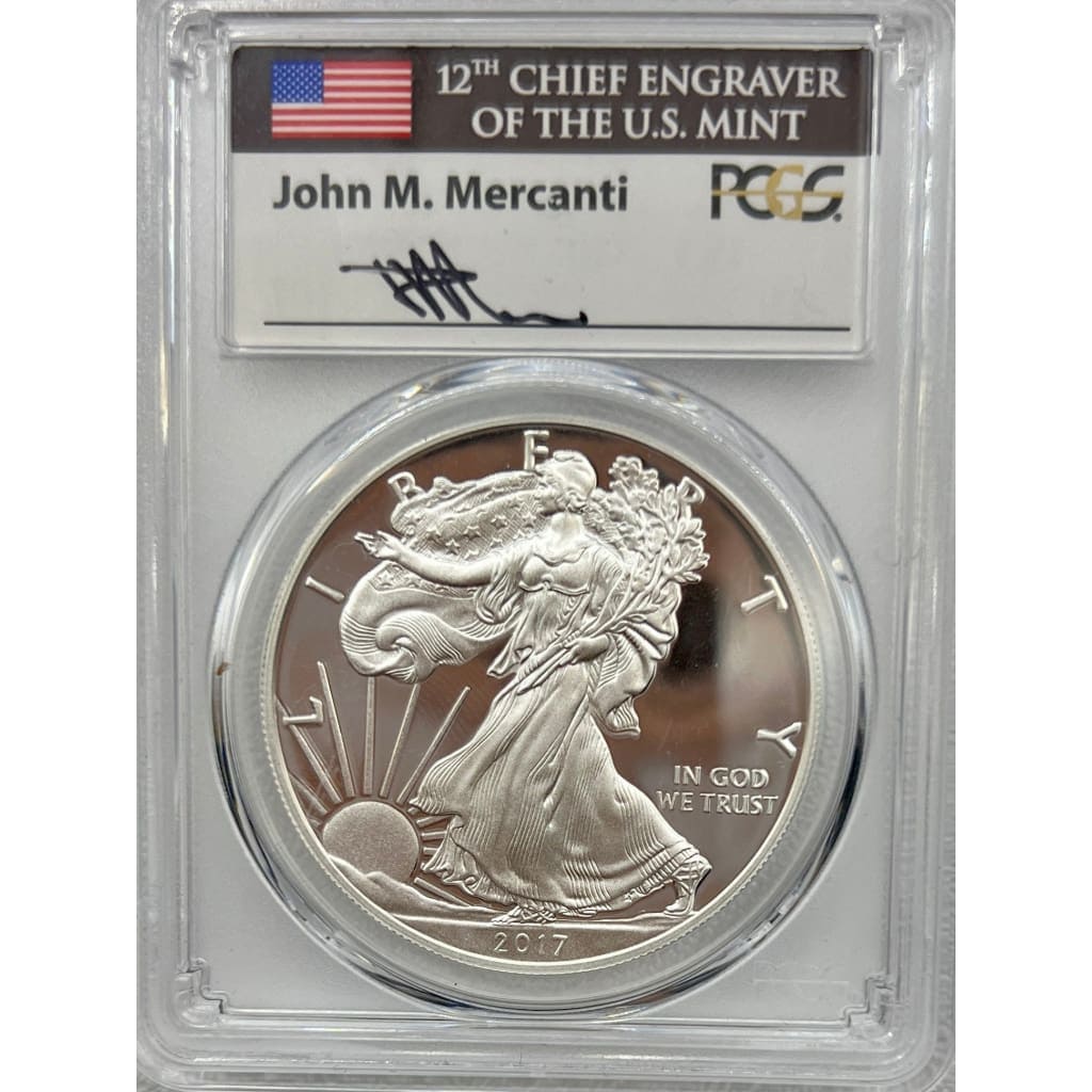 2017 PCGS PR70DCAM SILVER EAGLE DOLLAR
