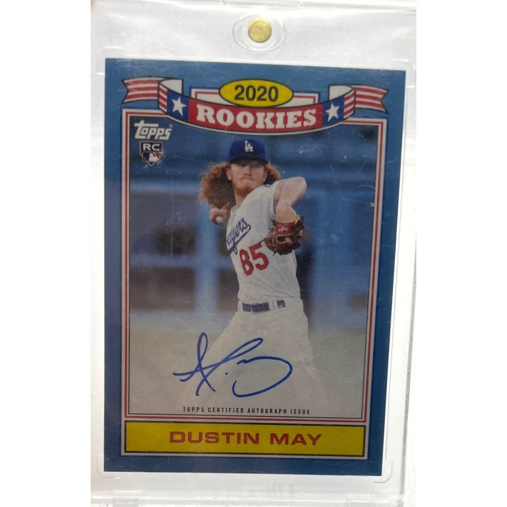 2020 TOPPS ROOKIES COMMEMORATIVE SET DUSTIN MAY SLABBED