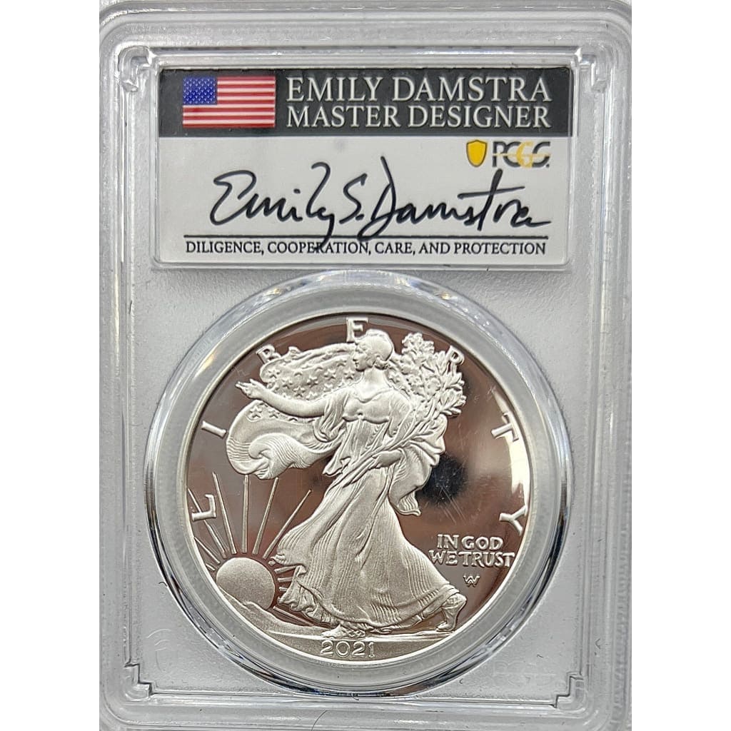 2021 PCGS PR70DCAM SILVER EAGLE DOLLAR